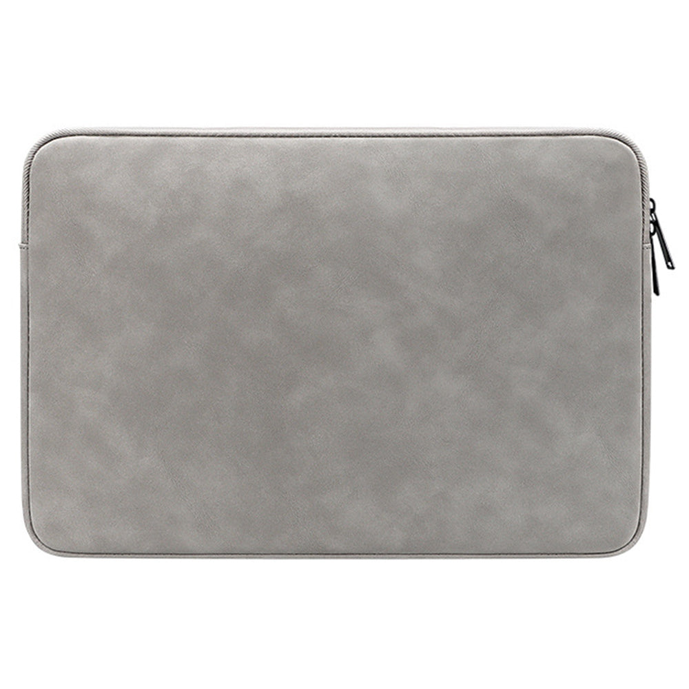 ND12 14.1-15.4 Inch Laptop Sleeve for MacBook Pro Soft Fluff Lining Anti-scratch Notebook Protective Bag - Grey ND12 14.1-15.4 Inch Laptop Sleeve for MacBook Pro Soft Fluff Lining Anti-scratch Notebook Protective Bag - Grey